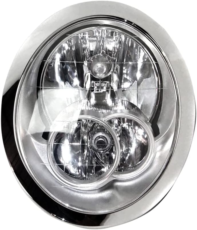 Raelektrična Nova halogena prednja svjetla na strani vozača kompatibilna sa Mini Cooper s Base Convertible 2005-2008 po BROJU DIJELA 63-12-7-198-733 63127198733 MC2502102