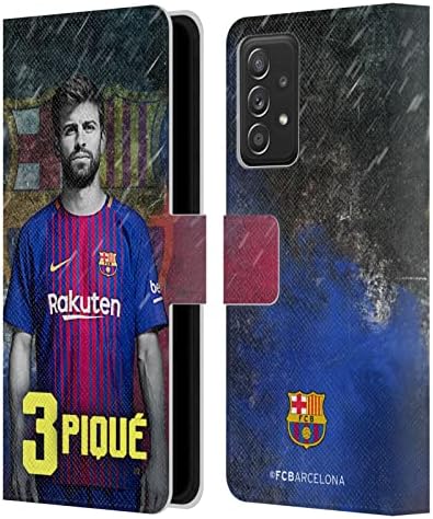 Glava Case Designs zvanično licencirani FC Barcelona Ivan Rakitić 2017/18 prvi tim grupa 1 kožna knjiga novčanik Case Cover kompatibilan sa Samsung Galaxy A53 5G