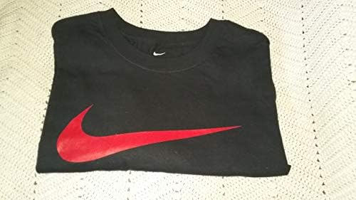 Nike The Tee Muške velike crne boje s crvenim Swoošom