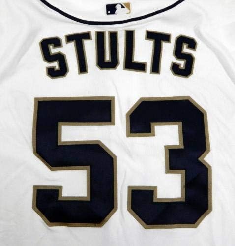 2014 San Diego Padres Eric Stults 53 Igra izdana bijeli dres JC Patch - igra Polovni MLB dresovi