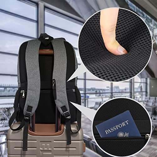 TITILT ruksak za Laptop za muškarce i žene, putni poslovni ruksak sa USB priključkom za punjenje i džepom