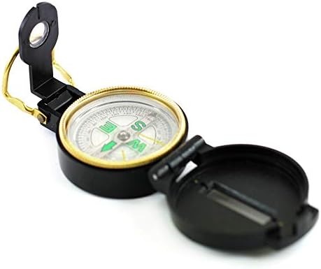 Doubao crni kompas / plastični slučaj Geološki kompas Vanjski prijenosni usmjereni kompas za navigaciju