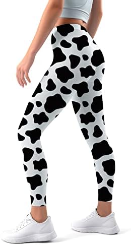 ATTSADD kravlje staklene gamaše visoke struke joga hlače Žene 7/8 Dužina Capris Trgovinska tempija Kompresijska