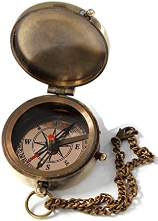 Junzalinautic Kraftbazar džepni kompas, kamp putnička oprema, kompas za brodove, urezani mesingani kompas,