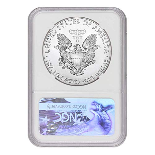 1986 - PREDSTAVLJANJE 1 OZ srebrni američki orlov novčić MS-70 $ 1 Mint State NGC
