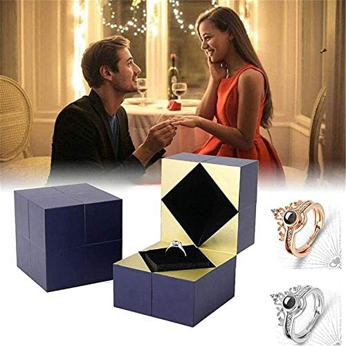Kreativni prsten i kutija za puzzle nakit, narukvica i puzzle nakit, 1 postavljen kreativni prsten i kutiju