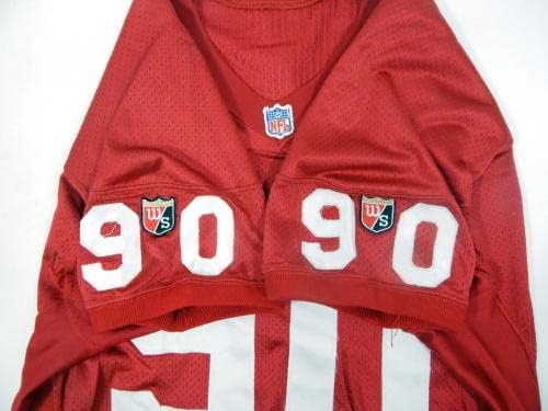 San Francisco 49ers # 90 Igra Izdana crvena dres 50 DP30173 - Neintred NFL igra rabljeni dresovi