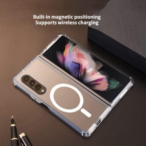 Pogodno za zaštitno sredstvo za Samsung Galaxy Z Fold 4, kompatibilan sa magsafe, magnetskom futrolom, otpornošću