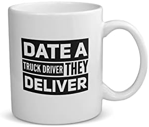 Šolja za kafu vozača kamiona, šolja za kamion, šolja za smešne kamiondžije, poklon za kamion, za muža, dečka,