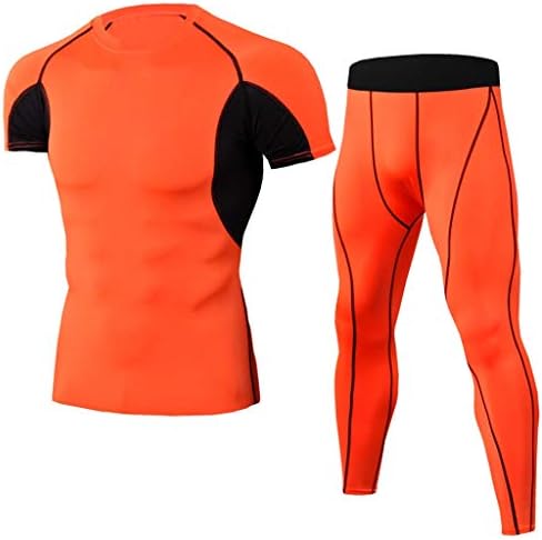 Muškarci Dvodijelni vježbanje Summer Brzi suvi joggeri Postavite Ležerne prilike + Tajice TrackSit setovi za bicikle Sweatsuit Sportwear