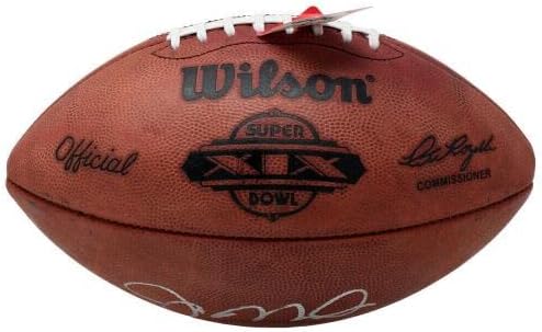 Joe Montana potpisao San Francisco 49ers Wilson SB XIX Fudbal JSA ITP - AUTOGREME FOOTBALS