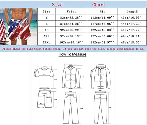 BMISEGM kratke šorc za muškarce Muške nezavisnosti Dan digitalni 3D štampanje modnih ležernih mrežastih