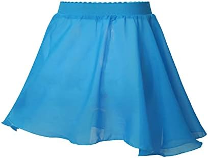 Aislor Big Girls Kružna vučna suknja Klasična šifon mini suknja sa vezom