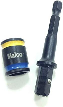 Malco 5/16 & amp; 3/8 x 2-5/8 Dual Sided hex Driver~ Cleanable, reverzibilni, magnetan. Lako za čišćenje
