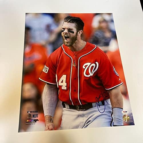 Bryce Harper potpisao je autogramirano 16x20 photo PSA DNK naljepnica - autogramirane MLB fotografije
