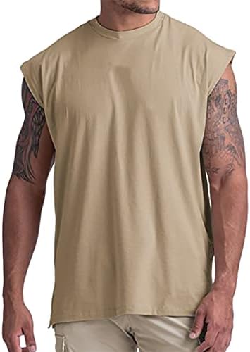 ZACAGO muški trening Tank Tops teretana mišića odrezati majice