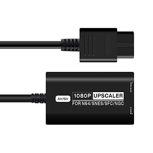 Kacenray HDMI konverter za Nintendo Gamecube NGC N64 SNES SFC 1080p Upscaler HDMI Adapter sa Av / S-Video