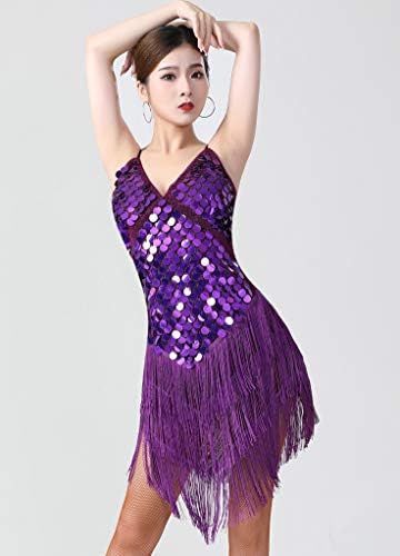 Feoya ženska plesna haljina sekfikovana haljina od latino party haljina