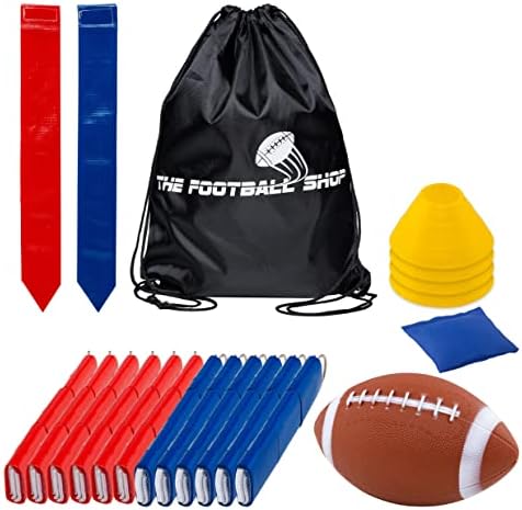 Flog fudbalskog set za 12 igrača - uključuje trajne zastave i zastave, konuse, torba pasulja, nosač ruksaka