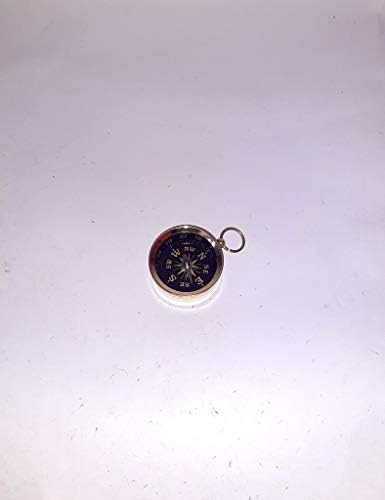 Antikni nautički mesingani džepni kompas