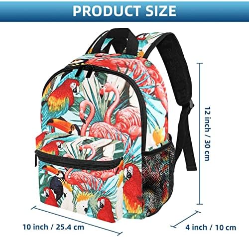 VBFOFBV putni ruksak, backpack laptop za žene muškarci, modni ruksak, papagaj flamingo tropski životinjski