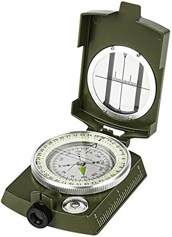 WPYYI Profesionalna vojska vojno-vojska metala Compass Klinometar za kampovanje na otvorenom alate Višenamjenski