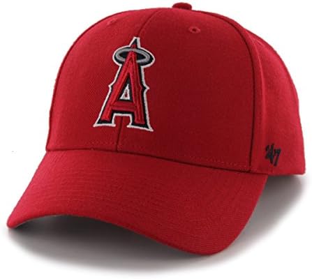 '47 MLB Los Angeles anđeli Juke MVP podesivi šešir, jedna veličina, Crvena