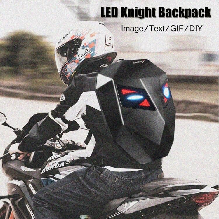 LED pametni vitezni ruksak za muške. 14.17 Hardshell vodootporan dizajn, ruksak za jahanje motocikla, torba