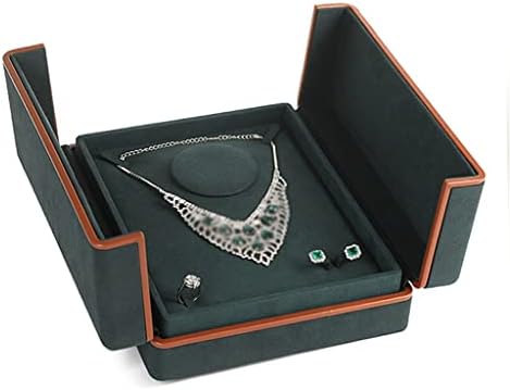 WETYG PU dvostruka kutija za nakit kutija za ogrlicu kaiš kutija za pakovanje nakita kutija za nakit