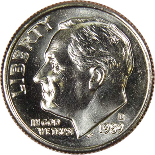 1989 D Roosevelt Dime BucIrculirana država za metvu 10C Konleksni američki novčić