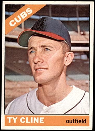 1966. TOPPS 306 TY Cline Chicago Cubs Ex / MT MUBI