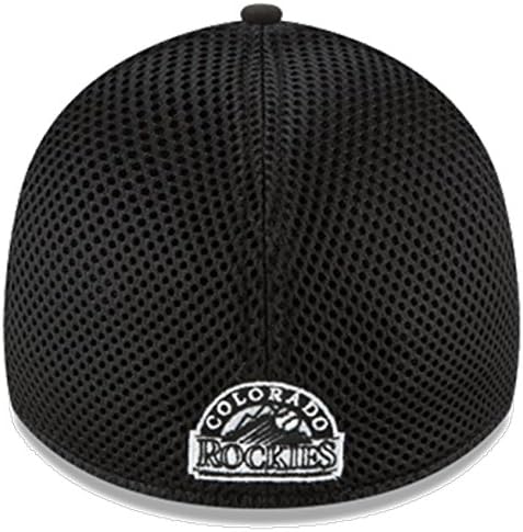 NOVA ERA Autentična Kolorado Rockies Black Neo 39Thyrty Flex Hat