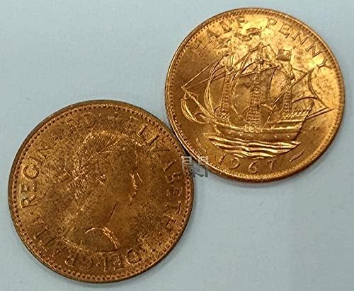 Europska Elizabeth III rane peni kovanice 1-2Coin kolekcija kolekcija kovanica