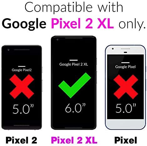 Futrola za telefon za Google Pixel 2XL futrole za novčanike sa kaljenim staklom za zaštitu ekrana i kožnom