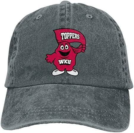 Lujzwop Western Kentucky univerzitetski klasični kaubojski šešir podesivi bejzbol kapu unisex casual sportski