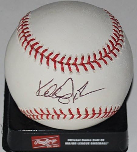 Kelly Johnson potpisao je OML bejzbol * New York Mets * W / Coa Atlanta Hrabri - autogramirani bejzbol
