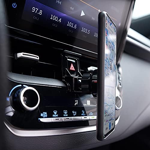 Ponosite držač automobila, prikladan za Toyota Corolla 2020 2021.360 rotacije podesiva za automatsko pokretanje automobila Kompatibilno sa većinom 4-7 inča mobilnog telefona, crni