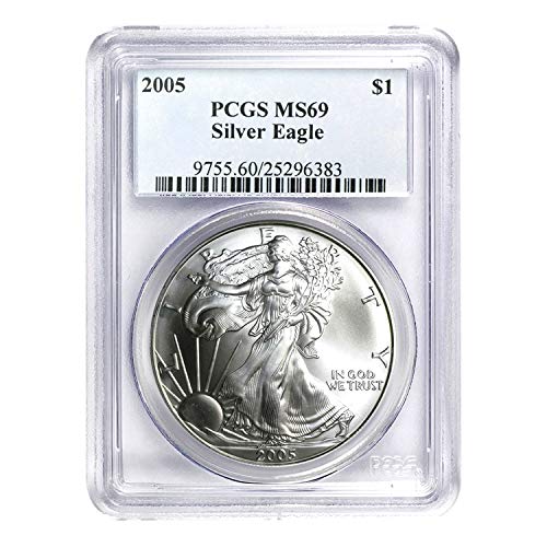 2005. Američki srebrni orao 1 ms-69 pcgs