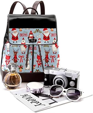 VBFOFBV putni ruksak, ruksak za laptop za žene muškarci, modni ruksak, životinja sretan Božić