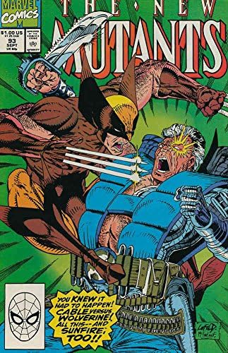 Novi mutanti, 93 FN ; Marvel comic book / Wolverine vs Cable-McFarlane