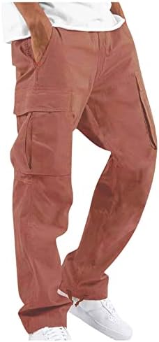 Muški radnoj pant, muške kombinezone za crtanje multi džepne casual pantalone planinarske hlače pamučne