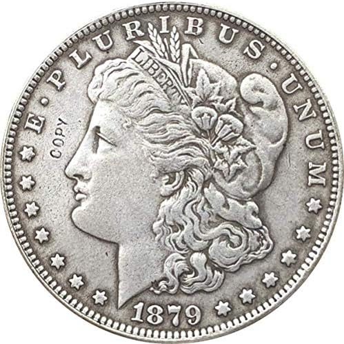 Challenge Coin 1879-sa USA Morgan Dollar Coins Copy Copy Ornamenta Collection Gift Coin kolekcija