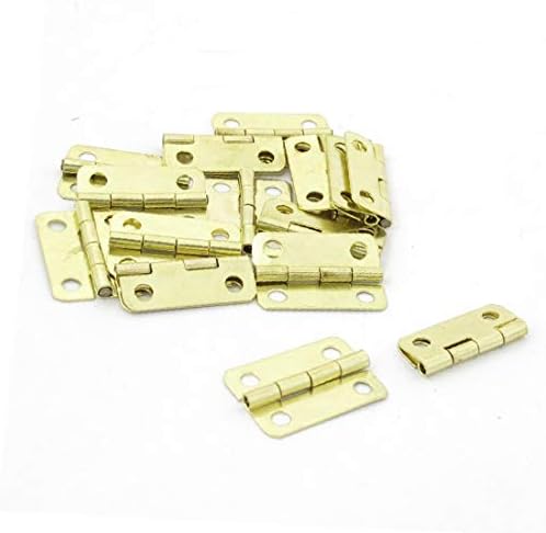 X-dree 15 kom Gold ton metalni ormarić cijev cijev cijevi šarke harde hardver (15 piezas de metal dorado,