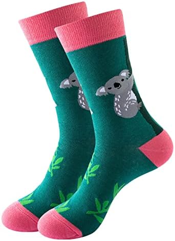 Životinjske čarape za žene Soft Comfort Long Funny Socks Novelty Fun Slatke crtane čarape modne casual posade