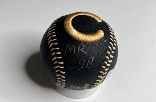 Ernie banke potpisale su Chicago Cubs 3D Rawlings Baseball 'MR CUB' PSA Q33945 - AUTOGREMENA BASEBALLS
