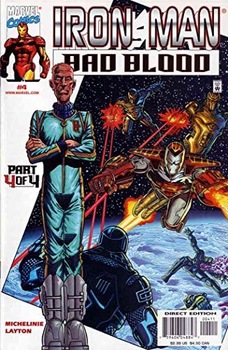 Iron Man: Loša krv 4 VF; Marvel comic book