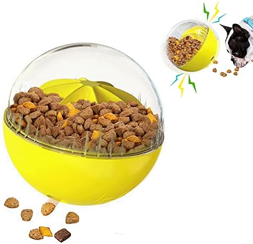 CDYCAM pseće mačke posude za hranu i tretiraju doziranje interaktivne kugle za kuglice za sve uzgojne životinje