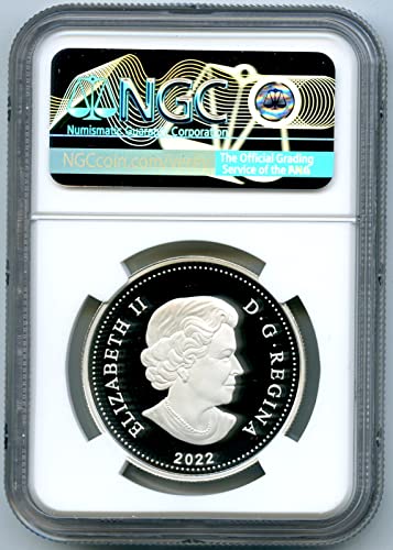 2022 CA Kanada Silver Dollar Qeii Platinum Jubilejski dvostruki portret Prvo izdanja 1 USD NGC PF 70 UCAM