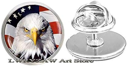 American Eagle zastava Broš, zvijezde i pruge, USA Poklon, patriotski nakit Amerika Sjedinjene Države 4.