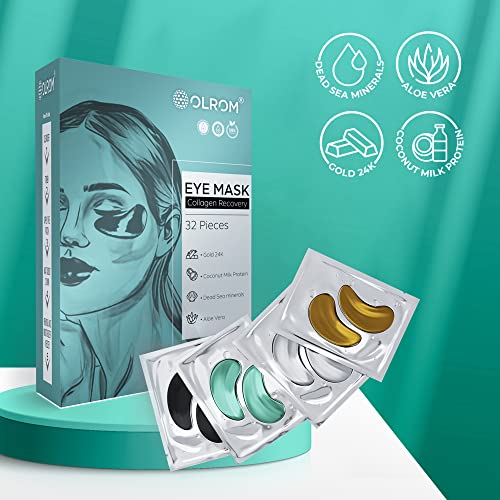 OLROM proizvodi za njegu očiju - kolagen sa zakrpama izlučivanja puževa i zakrpa za oporavak za oči za očne